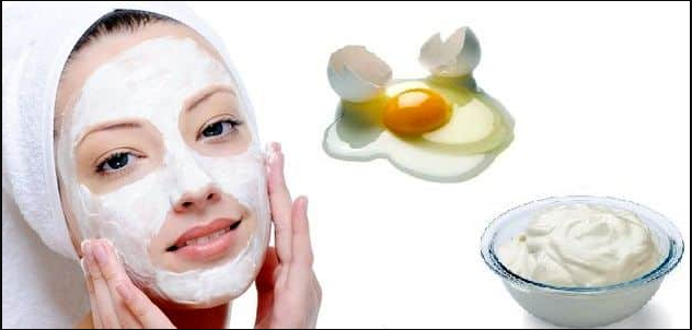 egg-sugar mask