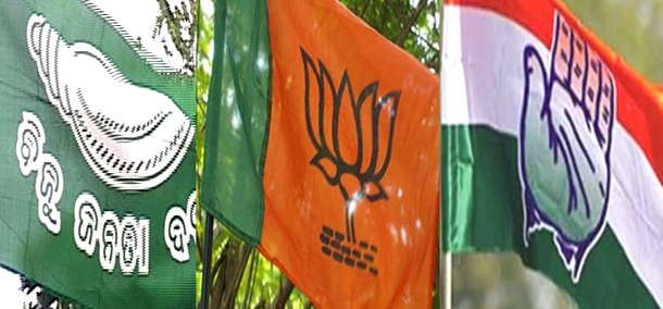 BJD-BJP-Cong