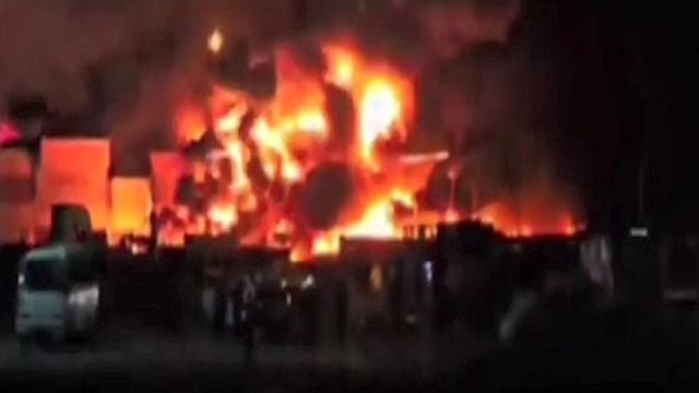 iran fire